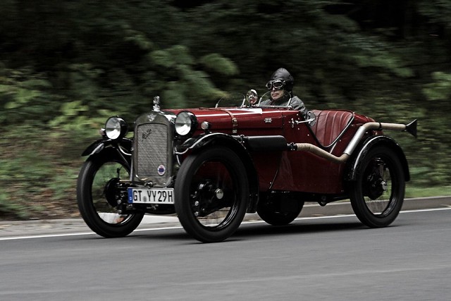 An old Austin Seven Ulster year of construction 1929 during the oldtimer 