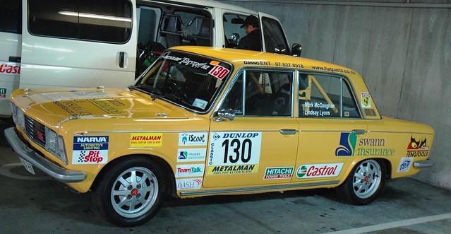A FIAT 125 T resting during the running of the 2008 NZ Dunlop Targa rally