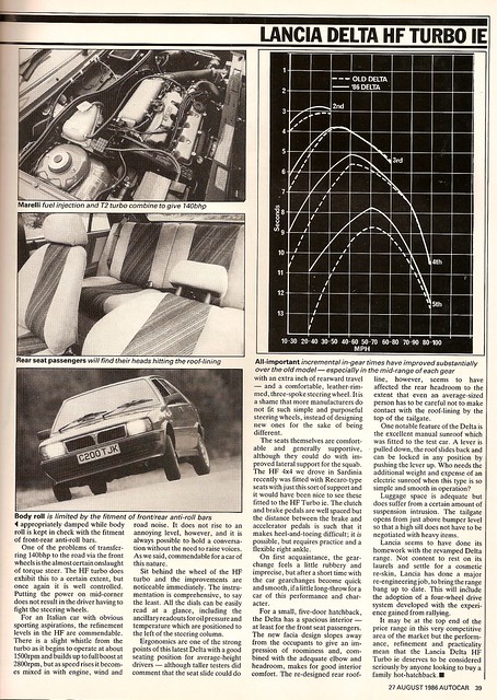 Lancia Delta HF Turbo IE Test 1986 3 