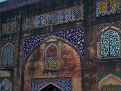 The Wazir Khan Mosque in Lahore, Pakistan - April 2008