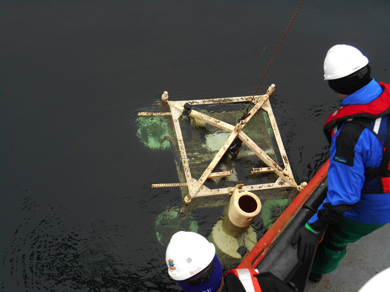 Recovery of the Saanich Inlet instrument platform.