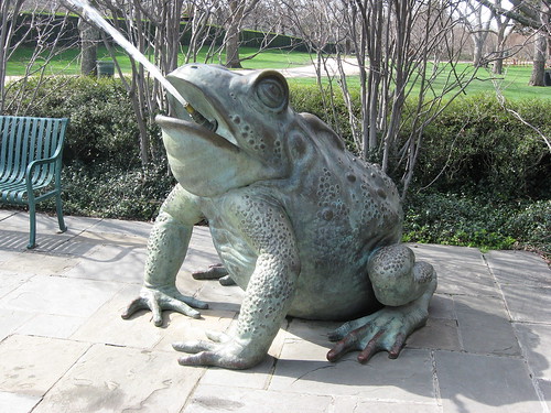 Frog Fountain by crescent hill designs