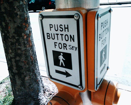 Push button for sex