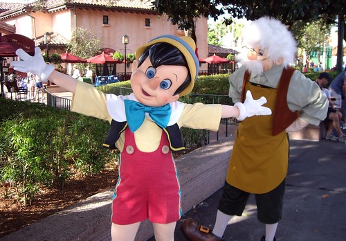 Pinocchio and Gepetto