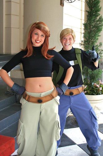 WDW Sept 2008 - Meeting Ron Stoppable and Kim Possible