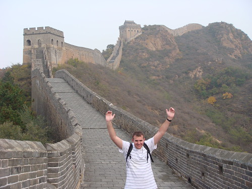 Ryan on the Great Wall of China