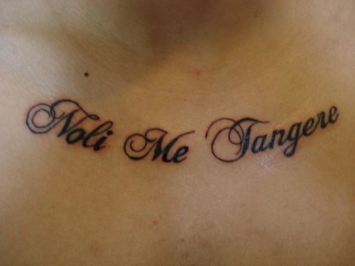 Jons Noli Me Tangere tattoo touch me not Dr Jose Rizal