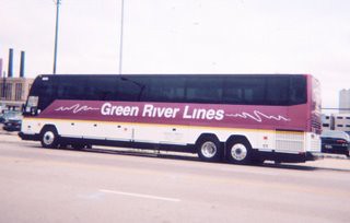 Green River Lines long distance bus. Chicago Illinois. July 2006. by Eddie from Chicago