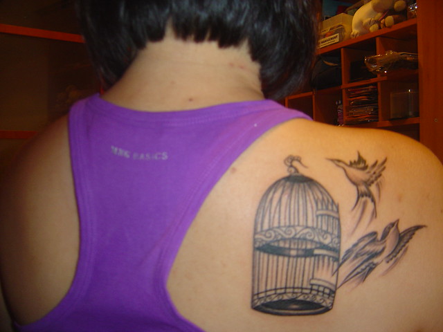 birdcage tattoo ok this is not a very good angle but i wanted to see what