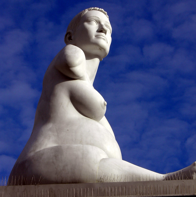 Alison Lapper Pregnant Sculpture by Marc Quinn Trafalgar Square 2007