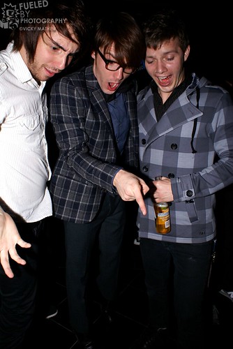 Alex Gaskarth Drake Bell Danny Kurily MTVU Woodie Awards After Party