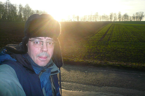 Selbst auf dem Weg nach Berkersheim, November 2008
