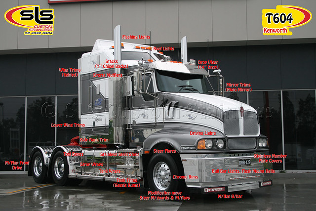 Kenworth T604 stainless by SLS Custom Stainless