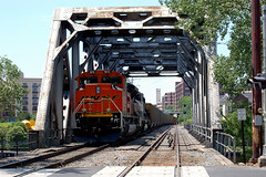 Railroad, Locomotive, BNSF (Orange and Black Colors) Locomotives