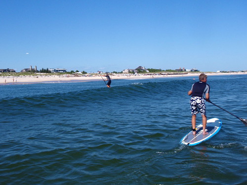 Standup Paddle Boarding at Flying Point Beach