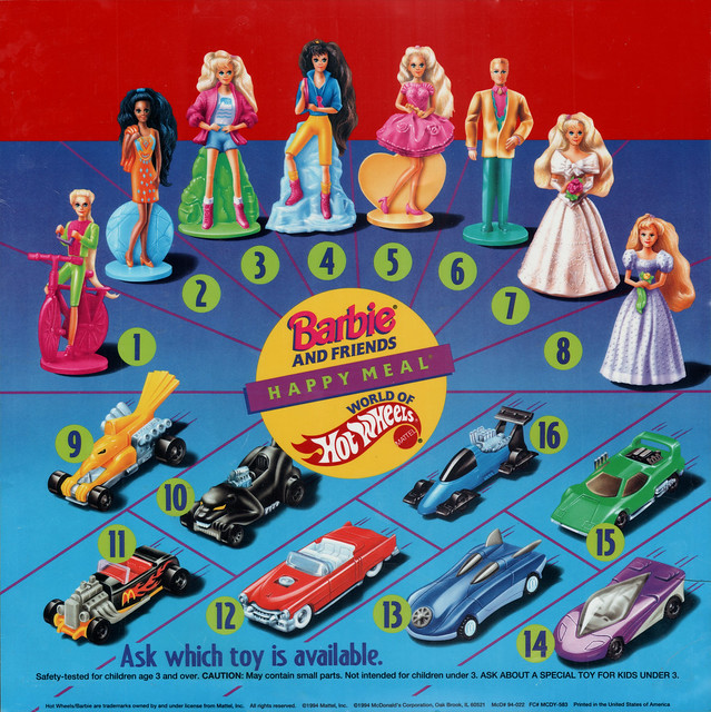 Barbie Happy Meal Toys 106