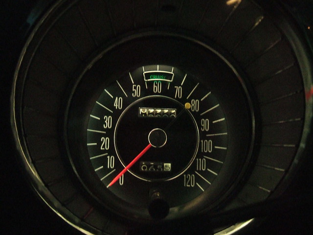 1965 Buick Wildcat speedometer The NOS speedometer just turned 10000 miles
