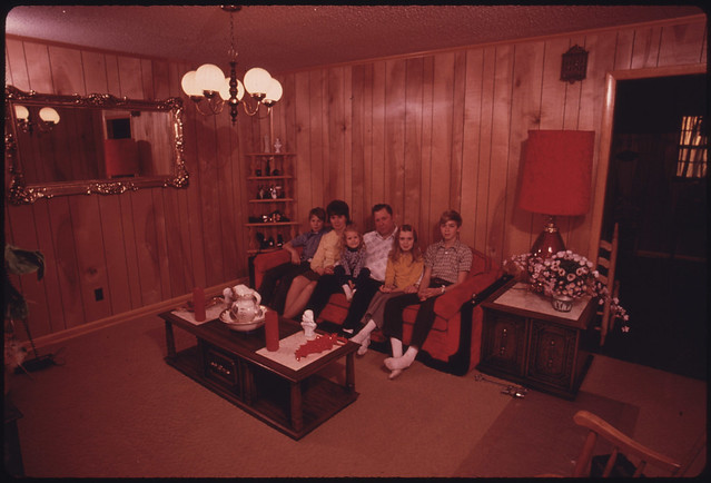 Wayne Gipson Family in the Living Room of the House That <a rel=