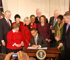 Signing of Lilly Ledbetter Fair Pay Act