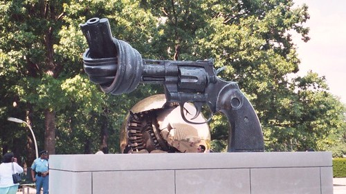 Knotted Gun Sculpture