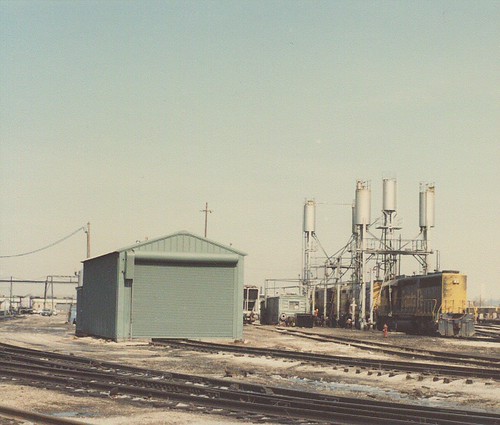 The Atchinson, Topeka & Santa Fe Corwith Yard engine terminal. Chicago Illinois. March 1985. by Eddie from Chicago