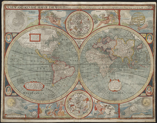 Old map of the world - Flickr CC maps.pbl