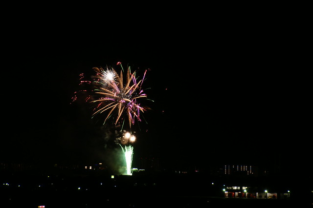 ITAMI Fireworks (from Osaka International Airport (ITM/RJOO) )