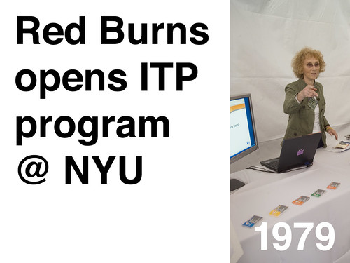 1979-Red Burns Opens ITP Program @ NYU