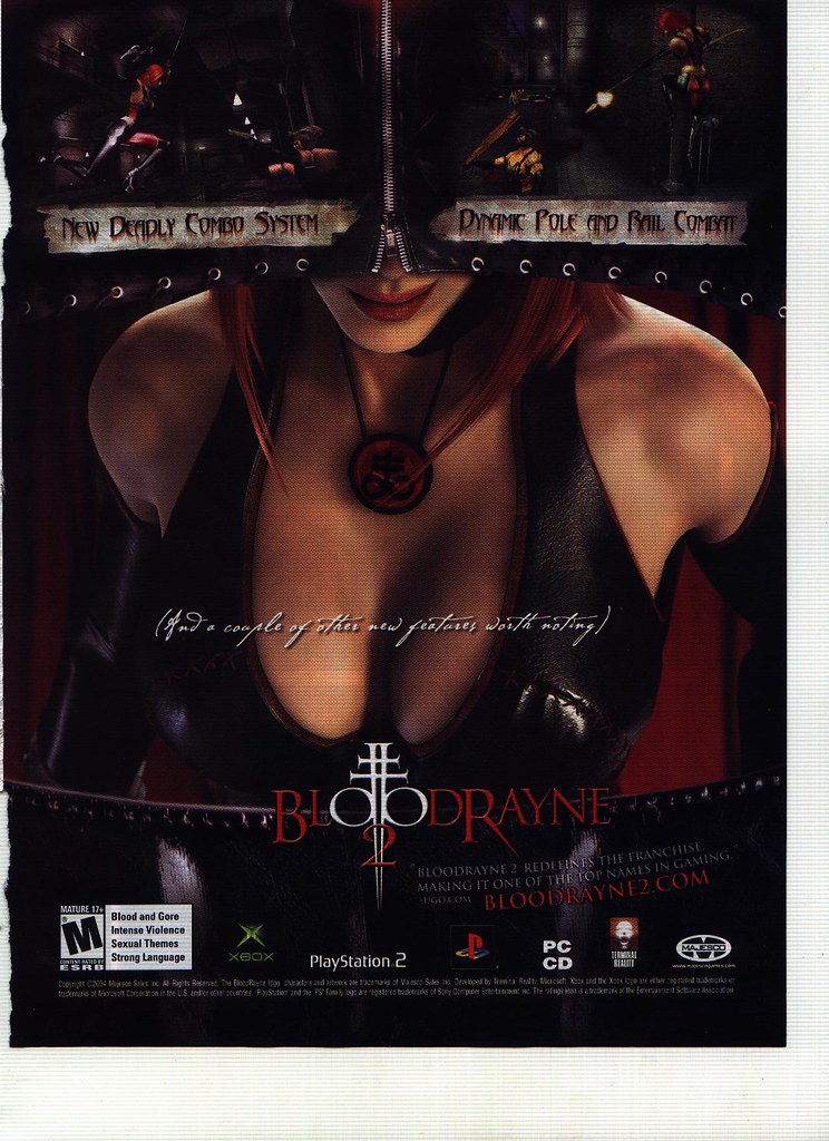 Ad - Bloodrayne 2 - Special Features - FHM January 2005