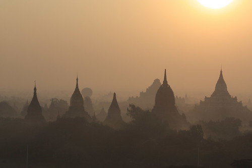 Myanmar Bagan Pagoda landscape