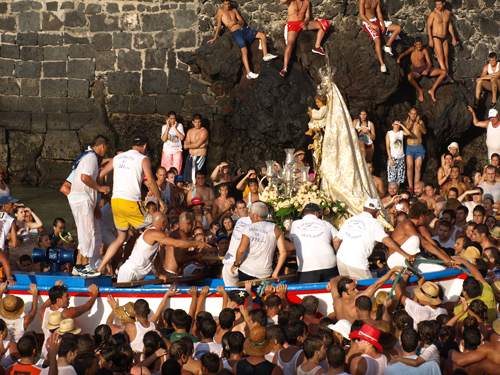 Virgen del Carmen fiesta in Puerto de la Cruz