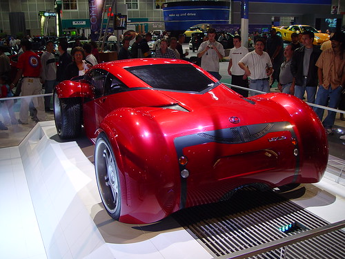 Lexus concept car from Minority Report movie