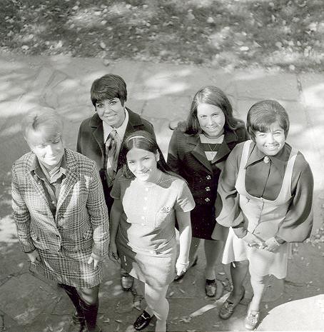 Yearbook Portraits, 1970 (54) - (l. - r.) Kathy Ott, Cookie Mancuso, Maria Parascandola, Mary Ellen Cunningham, Amelia Abagnalo