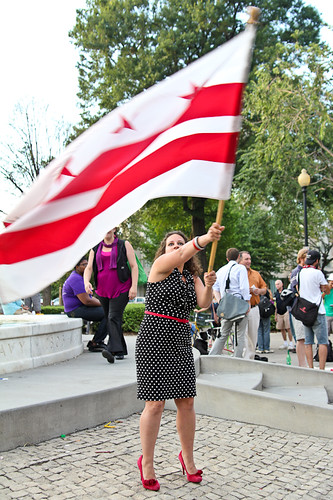 waving the DC flag