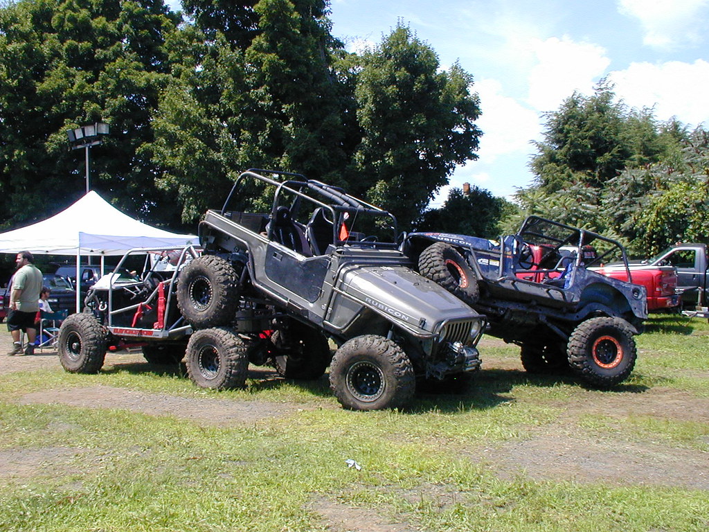 A stack of Jeeps