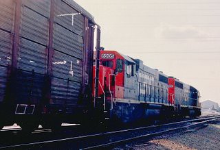 Northbound Grand Trunk Western freight train. Mc Cook Junction. Mc Cook Illinois. May 1990. by Eddie from Chicago
