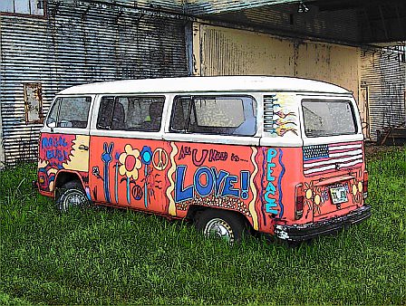 Hippie VW Wagon MS Delta