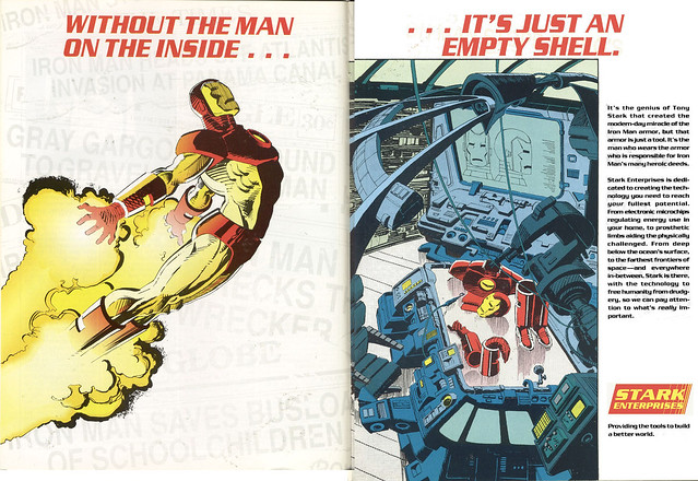 Very cool fake ad for Stark Industries And appropriate 20 years later what