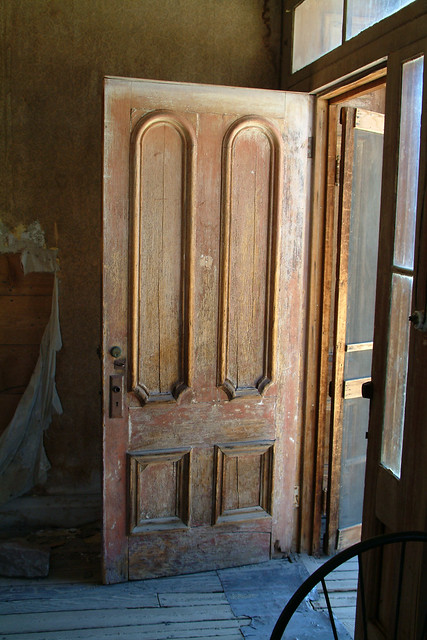 Battered Tom Miller House Door
