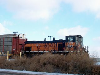 Former Milwaukee Road EMD MP-15AC working at the CP Rail Bensenville Yard. Bensenville Illinois. January 2007. by Eddie from Chicago