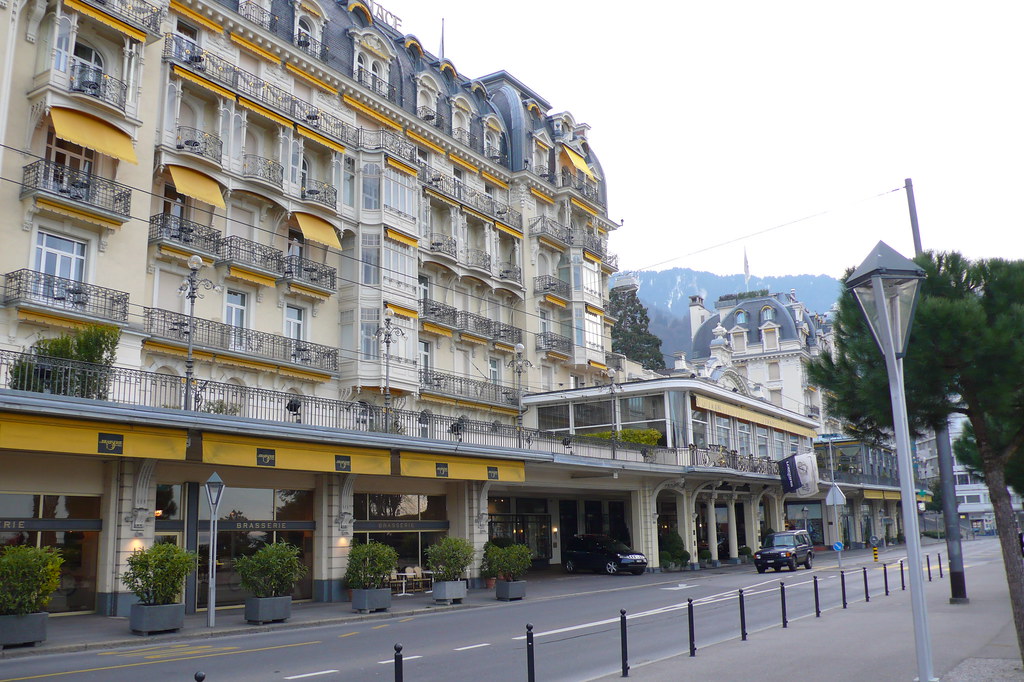 the Montreux Palace on the Grand'Rue