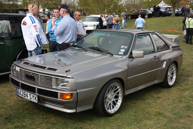 1983 Audi Quattro Sport This one a prize for car of the show or something 