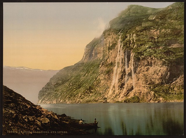 [The Seven Sisters, Geiranger Fjord, Norway] (LOC)