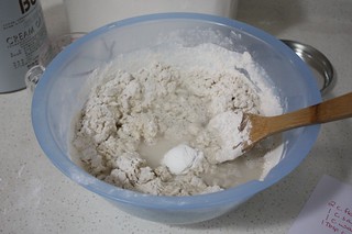 mixing salt dough