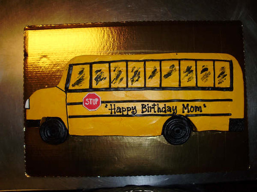 School Bus cake