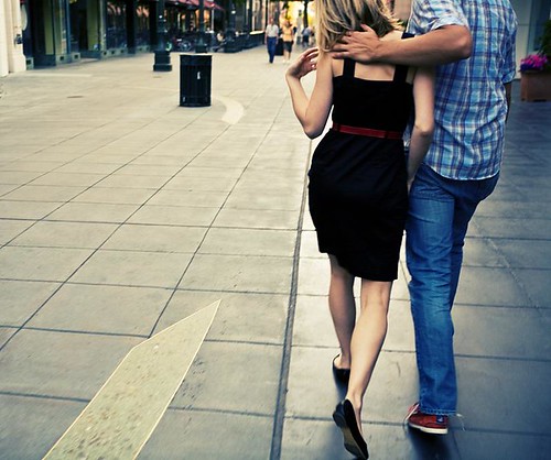 LE LOVE BLOG COUPLE WALKING DOWN THE STREET ARMS AROUND EACH OTHER YOU ARE THE GIRL FOR ME LOVE PHOTO LOVE PIC LOVE SUBMISSIONS STORY Downtown 01 by paper pony, on Flickr