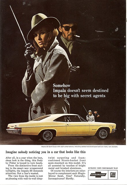 1966 Chevrolet Impala SS ad My dad had a four door version of this model