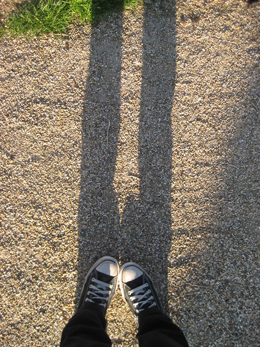 Me & my AllStars standing in our shadow.
