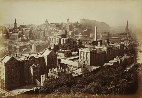 Old Town Edinburgh from the Calton Hill