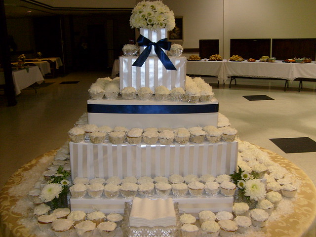 Beautiful Cupcake Wedding Cake
